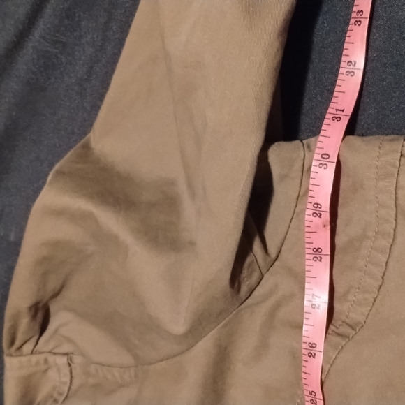 Venezia Woman's Coat 100% Cotton Size 26/28 Color: Light Brown - Picture 14 of 15